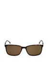 Chesterfield Tortoiseshell-effect Rectangle-frame Sunglasses In Brown