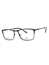 Chesterfield Rectangular Men's Eyeglasses - Ch 100xl/t Size In Black