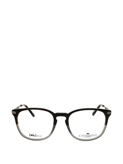 Chesterfield Round-frame Glasses In Gray