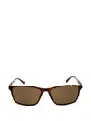 Chesterfield Tortoiseshell-effect Rectangle-frame Sunglasses In Brown