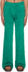 Chet Lo Blue Mammoth Trousers In Dark Teal