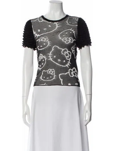 Pre-owned Chet Lo Graphic Print Crew Neck Top In Multi