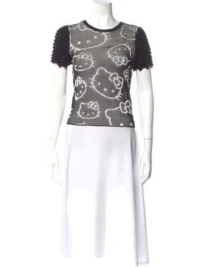 Pre-owned Chet Lo Graphic Print Crew Neck T-shirt In White