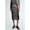 Chet Lo X Sanrio Hello Kitty® Spike Knit Midi Sweater Skirt In Gray