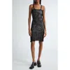 Chet Lo X Sanrio Hello Kitty® Spike Knit Sweater Dress In Black