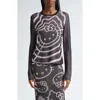 Chet Lo X Sanrio Hello Kitty® Vertigo Intarsia Sweater In Black/ Pink