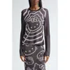 Chet Lo X Sanrio Hello Kitty® Vertigo Intarsia Sweater In Black/pink