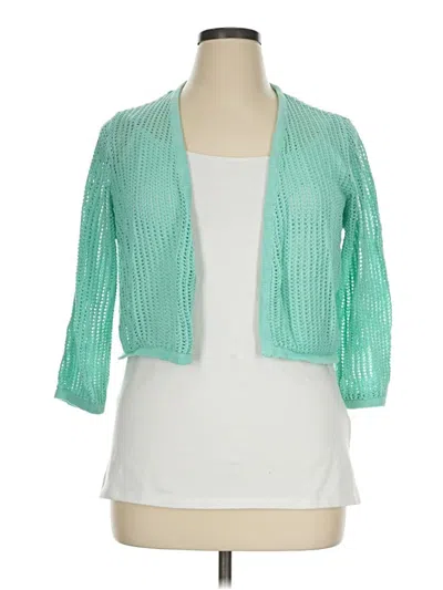 Pre-owned Chetta B Cardigan Sweater In Teal