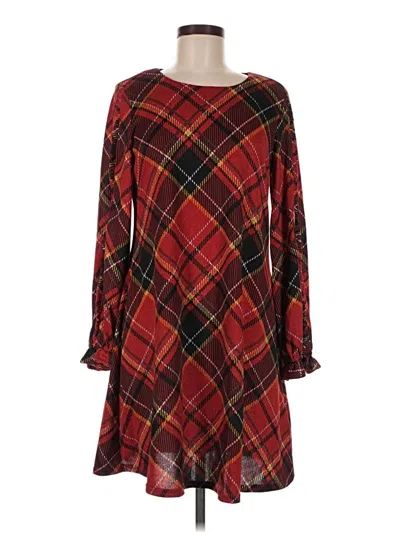 Pre-owned Chetta B Casual Dress In Burgundy