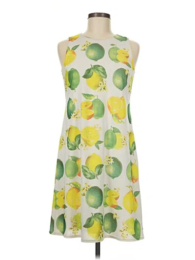 Pre-owned Chetta B Casual Dress In Yellow