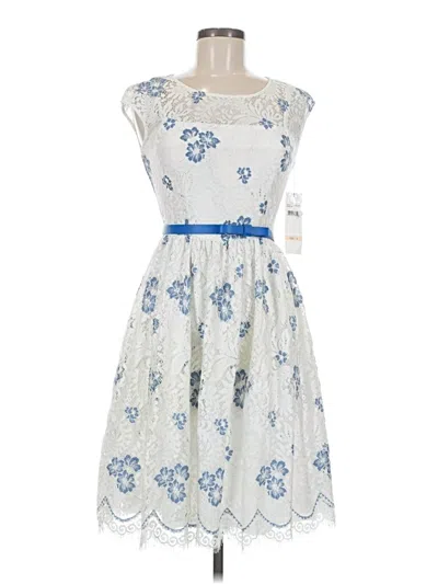 Pre-owned Chetta B Cocktail Dress In Blue