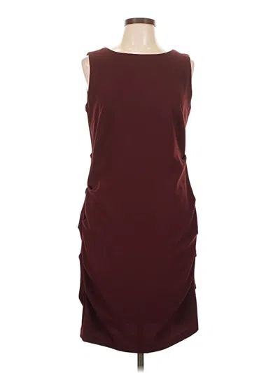 Pre-owned Chetta B Cocktail Dress In Burgundy