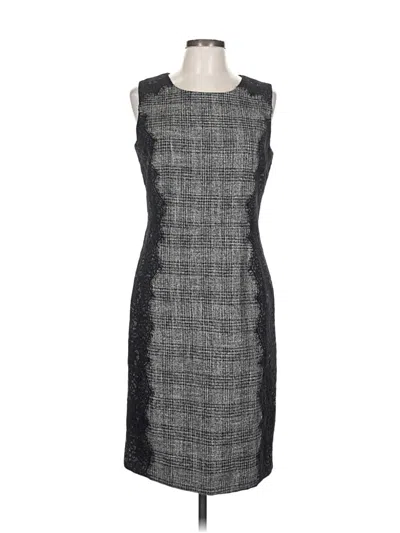 Pre-owned Chetta B Cocktail Dress In Gray