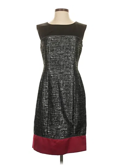 Pre-owned Chetta B Cocktail Dress In Gray