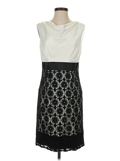 Pre-owned Chetta B Cocktail Dress In Ivory