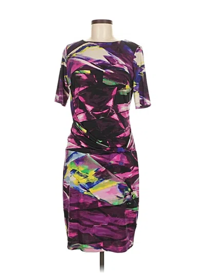 Pre-owned Chetta B Cocktail Dress In Purple