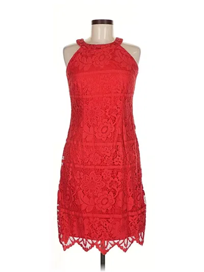 Pre-owned Chetta B Cocktail Dress In Red