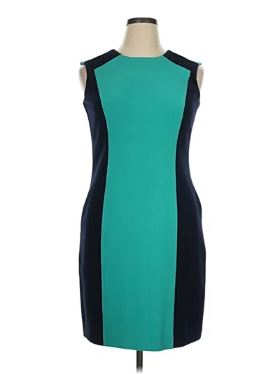 Pre-owned Chetta B Cocktail Dress In Teal
