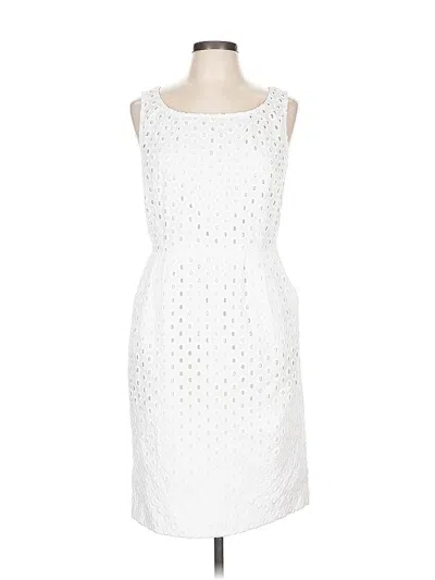 Pre-owned Chetta B Cocktail Dress In White