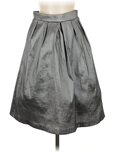 Pre-owned Chetta B Formal Skirt In Silver