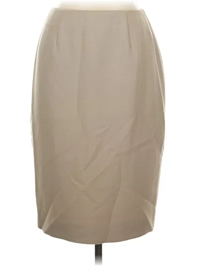 Pre-owned Chetta B Formal Skirt In Tan