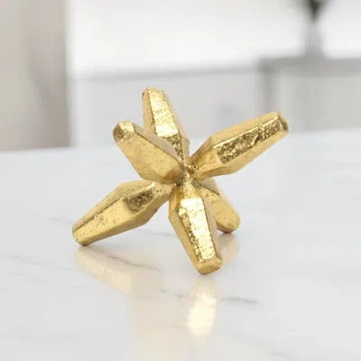 Cheungs Calix Geometric Cast Iron Jack In Gold