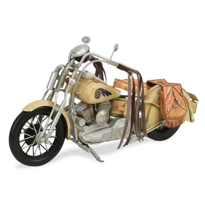 Cheungs Decorative Motorcycle In Yellow,red