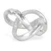 Cheungs Kompo Modern Abstract Knot Handmade Tabletop Decor In Silver