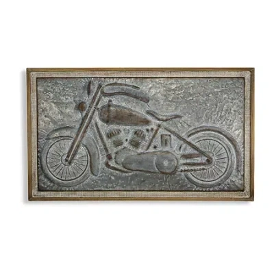 Cheungs Motorcycle Metal Wall Art In Multi
