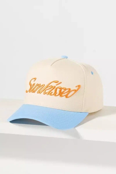 Cheveux Corp. Sun Theme Trucker Hat In Blue