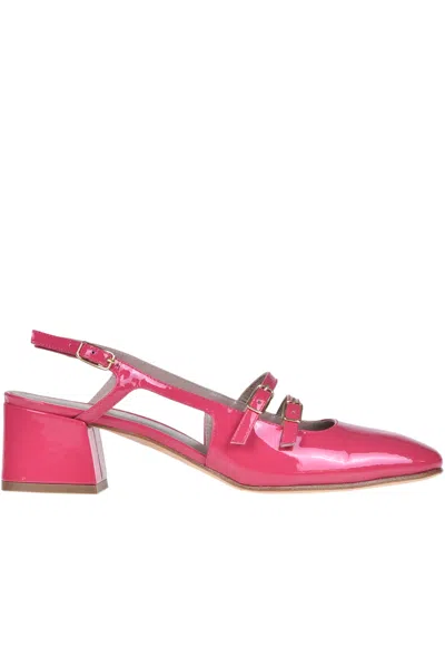 Cheville Patent Leather Slingack Pumps In Pink