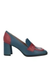 Cheville Woman Loafers Slate Blue Size 8 Soft Leather