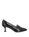 Cheville Woman Pumps Black Size 6.5 Leather