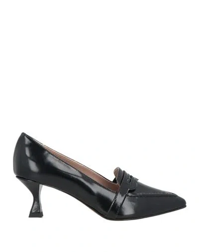 Cheville Woman Pumps Black Size 6.5 Leather