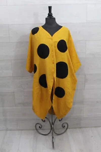 Pre-owned Cheyenne - Long Jacket Tunic In Orange/black