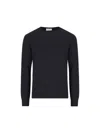 Chez Paul Ribbed Cashmere Sweater In Blue