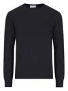 Chez Paul Ribbed Cashmere Sweater In Black