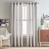 Chf Cargo Stripe Grommet Top Light-filtering Set Of 2 Curtain Panel In Neutral
