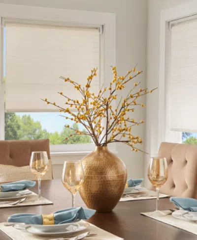 Chf City Metallic 47" Window Shade In White