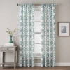 Chf Lotus Harmony Rod Pocket Light-filtering Single Curtain Panel In Multi