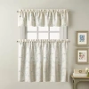 Chf Lynette 2-pc. Rod Pocket Window Tier In Blue