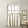 Chf Lynette 2-pc. Rod Pocket Window Tier In Sand