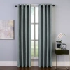 Chf Malta Grommet Top Light-filtering Single Curtain Panel In Blue