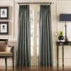 Chf Marquee Pinch Pleat Back Tab Light-filtering Single Curtain Panel In Blue