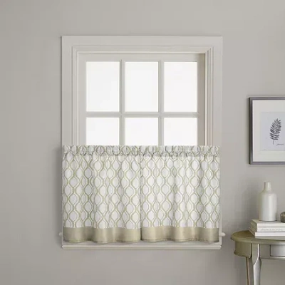 Chf Morocco 2-pc. Rod Pocket Window Tier In Sand