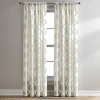 Chf Morocco Rod Pocket Light-filtering Single Curtain Panel In Blue