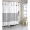 Chf Panama Stripe Shower Curtain In Blue