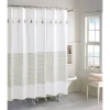 Chf Panama Stripe Shower Curtain In Brown