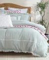 Chf Rene Ruffle 3-pc. Comforter Set, King In Green