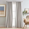 Chf Sanctuary Back Tab Light-filtering Set Of 2 Curtain Panel In Silver